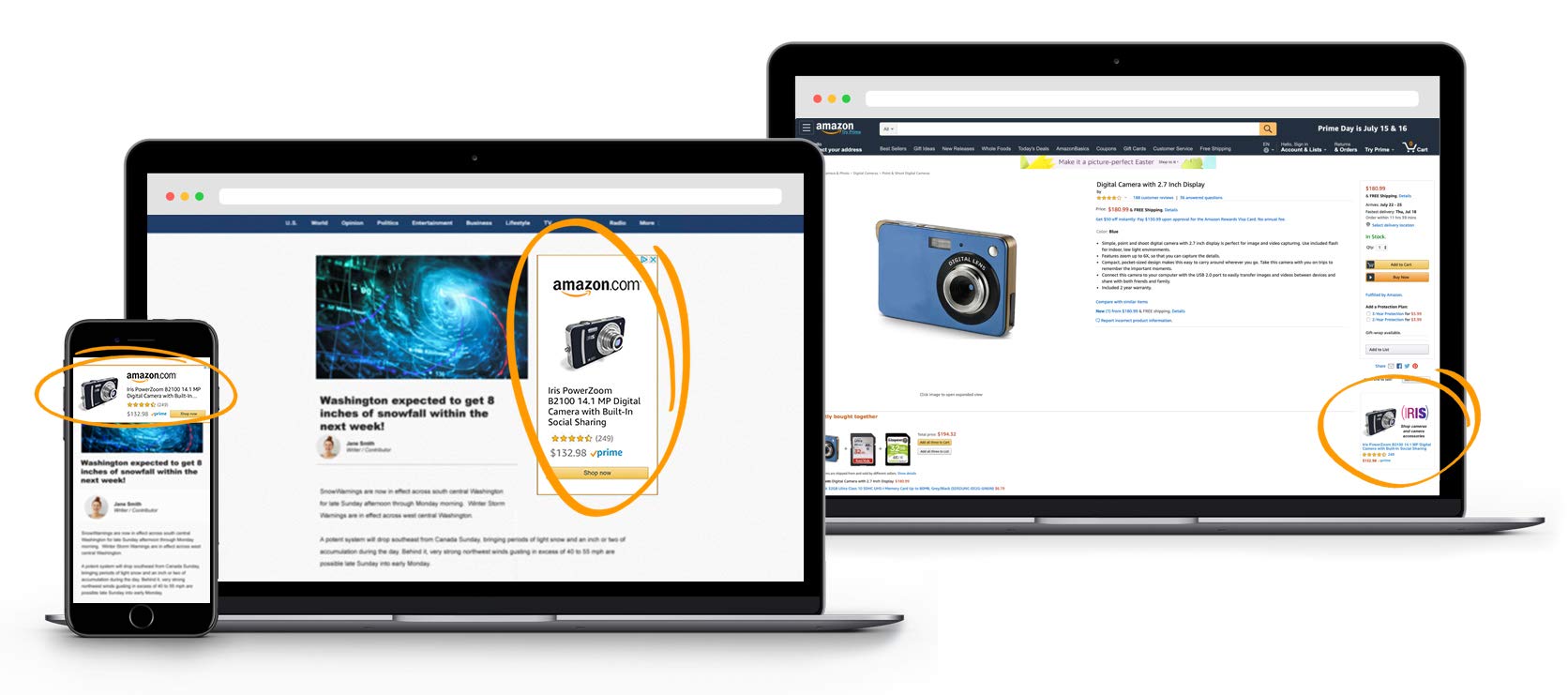 A laptops with a website on the screen Description automatically generated