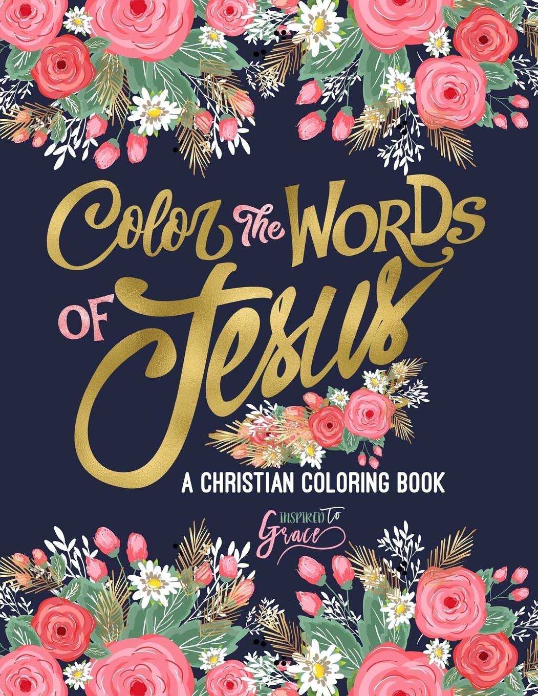A book cover with flowers Description automatically generated