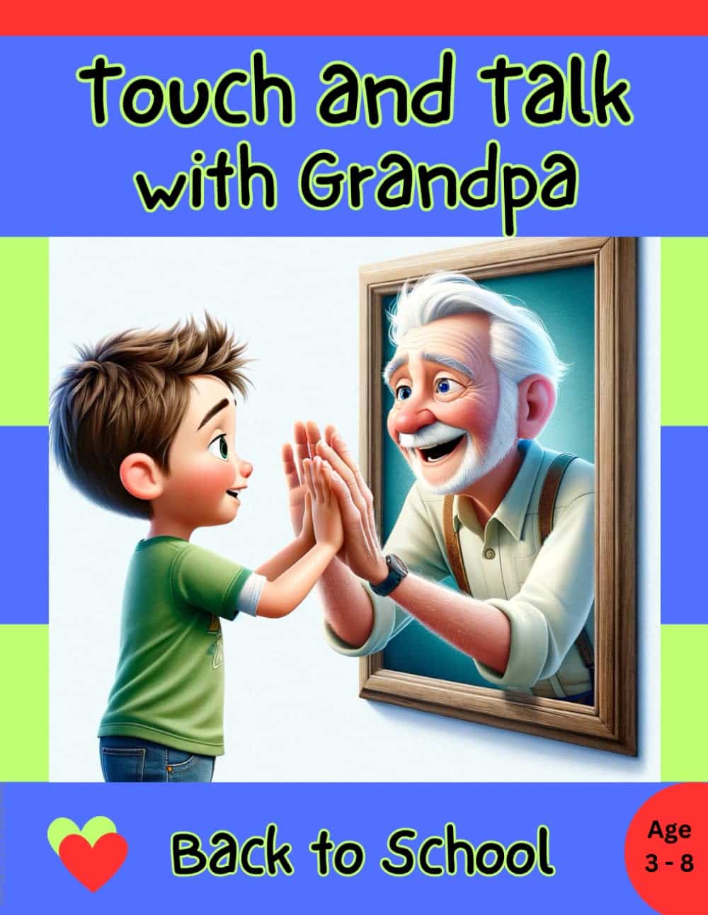 A child giving a high five to a person Description automatically generated
