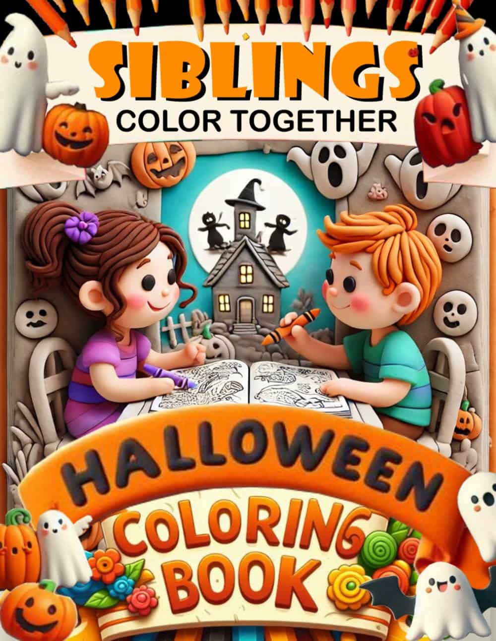 A cover of a book with cartoon characters Description automatically generated